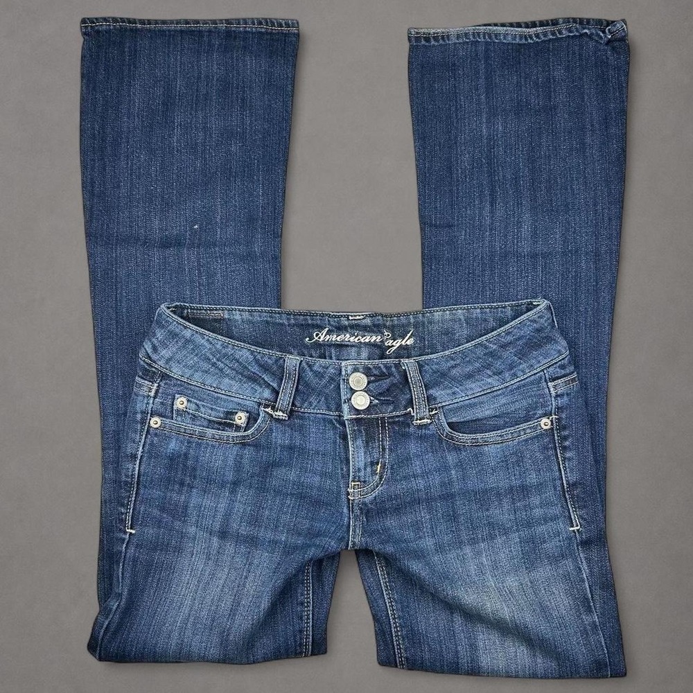 y2k American Eagle Artist low rise bootcut jeans size 0 short